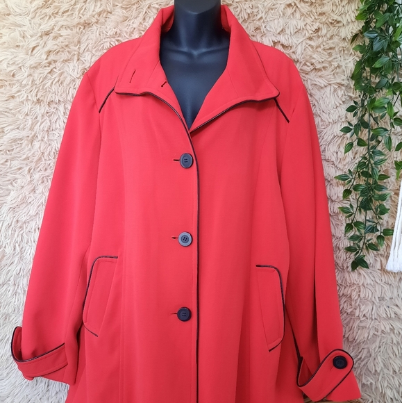 HOST PICK⭐: Marcona dress jacket, Ruby red, size XXL - Picture 3 of 10